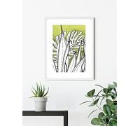 Komar Pyramid International - Póster decorativo (30 x 40 cm, sin marco), diseño de hojas de Dried Leaves