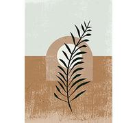 Komar Pyramid International Silence Full Moon - Póster decorativo (50 x 70 cm), diseño de luna llena