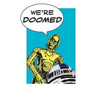 Komar Star Wars Classic Comic Quote Droids - Tamaño: 50 x 70 cm Póster de pared (sin marco)