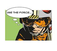 Komar Star Wars Classic Comic Quote Luke - Tamaño: 70 x 50 cm, póster de pared (sin marco)