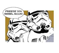Komar Star Wars Classic Comic Quote Stormtrooper - Tamaño: 70 x 50 cm Póster de pared (sin marco)
