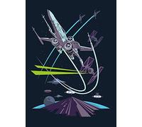 Komar Star Wars Classic Vector X-Wing - Póster de pared (50 x 70 cm, sin marco)