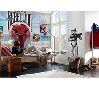 Komar Star Wars Rebels - Papel Pintado para Pared, Vinilo, Multicolor, 368 x 0,2 x 254 cm