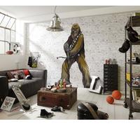 Komar Star Wars XXL Chewbacca - Papel pintado fotográfico autoadhesivo y cortado en contorno (127 x 200 cm), diseño de Star Wars