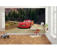Komar Vlies Fototapete - Disney and Pixar Cars Every Road has a Story - Größe 400 x 250 cm