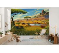Komar Vlies Fototapete - Disney The Lion King Savanna - Größe 350 x 250 cm