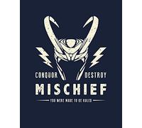 Komar WTD Loki Mischief - Mural decorativo (40 x 50 cm), diseño de travesuras de Marvel