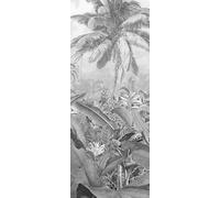Komar WTD - Papel pintado fotográfico (100 x 250 cm), diseño de selva amazónica, color negro y blanco