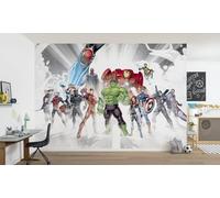 Komar WTD - Papel pintado fotográfico (336 x 240 cm), diseño de Los Vengadores Unite