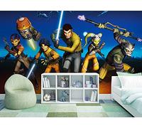 Komar WTD - Papel pintado fotográfico (368 x 254 cm), diseño de Star Wars Rebels Run