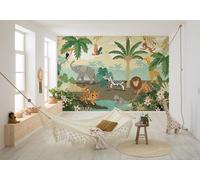 Komar WTD - Papel pintado fotográfico para habitación infantil (300 x 250 cm), diseño de safari