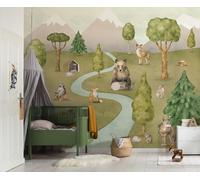 Komar WTD - Papel pintado fotográfico para habitación infantil (300 x 250 cm), diseño de vecinos