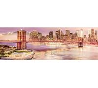 Komar WTD - Papel pintado para pared, diseño de Brooklyn Nights (368 x 124 cm, 4 piezas, incluye pegamento), color blanco