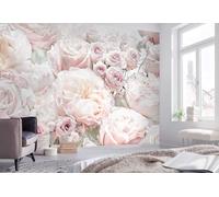Komar WTD Spring Roses - Papel pintado fotográfico (336 x 240 cm), diseño de rosas de primavera