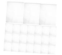 KOMBIUDA Bolsas Plegables 100 de Color Blanco No Tejidas para Almacenamiento y Protección contra Polvo, Tamaño 30x25 Cm y Ideales para Viajes y Cambios de Temporada