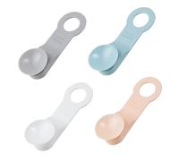 KOMBIUDA Elevador de Tapa de Inodoro Ventosa de TPR Flexible, Paquete de 4 Piezas para Levantar Tapa sin Ensuciar, Accesorio Práctico para Baño