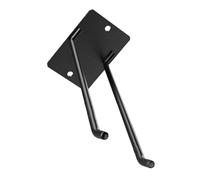 KOMBIUDA Organizador Negro de Pared Herramientas de Hierro de Jardín | Patio y Cobertizo, Diseño Versátil y Ahorro de Espacio, para Palas y Azadas