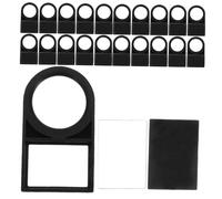 KOMBIUDA Placa De Identificación Para Interruptor Pulsador 22 mm | 50 Unidades, Plástico, Para Paneles De Control Y Equipos Eléctricos, Adecuado Para Entornos Industriales Y