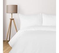 Komfortec Deluxe Juego de Funda Nórdica 135x200 2 Piezas - Ropa de Cama Con Fundas de Almohada, Microfibra Con Cremallera, Suave, Sin Plancha, Blanco