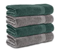 Komfortec Juego de 4 Toallas de Baño 70x140 cm