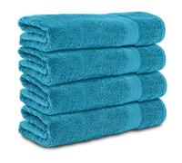 Komfortec Juego de 4 Toallas de Baño 70x140 cm