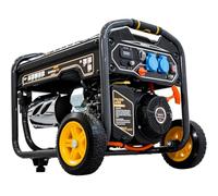 Kompak Generador Dual Fuel Monofásico 3,3 kW Gasolina y Gas LPG - Generador Eléctrico 230V Silencioso con AVR para Emergencias - Generador Portátil Alta Autonomía Uso Profesional