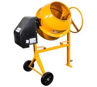 Kompak Hormigonera Eléctrica 125 Litros Profesional para Obras y Reformas - Hormigonera Compacta Fácil de Montar para Mezclar Cemento y Mortero - Mezcladora Robusta Alta Durabilidad