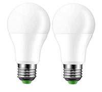 Konesky Bombilla Sensor Crepuscular LED 2 Pack, 8W Bombilla Led Blanco Frio 5700K, Dusk to Dawn Light Bulb/Apagado Automático,1000lm,e27,led Bombillas Exterior/Interior Para Camino,Jardín, Patio