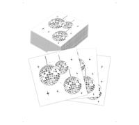 KONFEN 20 Piezas Servilletas Decorativas Disco, 33x33 cm Servilletas de Papel para Fiestas con Bola de Discoteca, Servilletas de Cumpleaños Coloridas para Fiesta Retro Disco Años 70 80 90, Estilo B