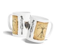 Konix Dungeons & Dragons Taza de cerámica - 320 ml - Diseño Baldur's Gate - Blanco