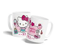 Konix Hello Kitty Taza de cerámica - 320 ml - Diseño My Style - Blanco
