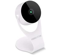 Konnek Stein Security Cameras 1080p HD Indoor Wireless Smart Home Camera Detection with Night Vision 2-Way Audio Works with Alexa & The Google Assistant White