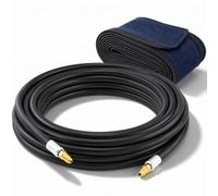 Konohan Cable de alimentación de goma Tig Torch 57Y03-R, 25 pies, kit de | Con bolsa de almacenamiento con cremallera para cable de mezclilla, para antorchas Tig serie 9 y serie 17