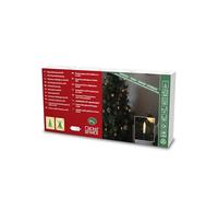 Konstsmide 1109-020 - Cadena led para árbol de Navidad (25 diodos de color ámbar, 4,5 V, interior, 3,6 W, cable verde)