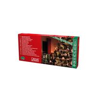 Konstsmide 1120 - 020 LED cadena algodón con velas/Para Interior (IP20)/VDE/Interior De 230 V/15 diodos de blanco cálido/Cable Verde
