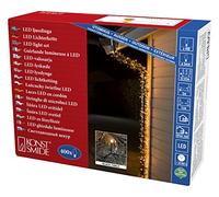 Konstsmide 3644 - 800 LED Luz Cadena, plástico, color negro