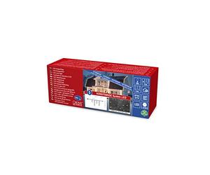 Konstsmide 4811 - 807 - Cortina de Hightech Ampliación de sistema de iluminación LED lluvia/de hielo para exterior (IP44)/100 diodos de color ámbar/Negro Soft Cable