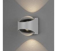 Konstsmide Aplique LED de exterior Bitonto 2 luces blanco EC:EPREL:1068695