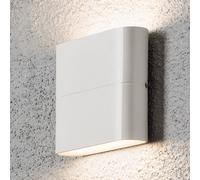 Konstsmide Aplique LED de exterior Chieri 11 cm blanco