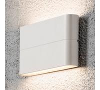 Konstsmide Aplique LED de exterior Chieri 17 cm blanco