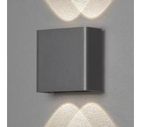Konstsmide Aplique LED de exterior Chieri, 4 luces, antracita EC:EPREL:728977