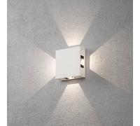 Konstsmide Aplique LED para exterior Cremona ajustable blanco