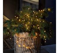 Konstsmide Christmas Cadena de 40 luces LED ext. blanco cálido, a pilas