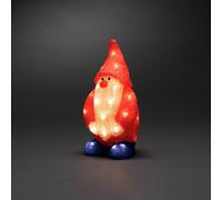 Konstsmide Christmas Figura decorativa Papá Noel rojo IP44 altura 36 cm
