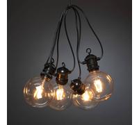 Konstsmide Christmas sistema de 24V cadena de jardín de cerveza Globe extensión 10 luces. EC:EPREL:848820