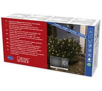 Konstsmide iluminación para exteriores 4720 - 117 alta calidad sistema de conexión con 100 LED Icicle Start Set, Luz blanca cálida, 104 LED