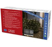 Konstsmide iluminación para exteriores 4720 - 117 alta calidad sistema de conexión con 100 LED Icicle Start Set, Luz blanca cálida, 104 LED