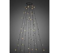 Konstsmide LED algodón mantel, App teledirigido iluminación, plástico, Negro