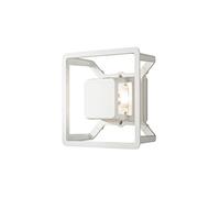 Konstsmide Pescara Up Down - Lámpara de pared LED de alta potencia, 3 W, lente de acrílico transparente, aluminio/IP54/luz exterior, color blanco