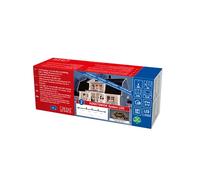 Konstsmide Sistema de ampliación del sistema LED: cadena de luces, escarchada, 50 diodos de luz blanca cálida, exterior (IP44), 0,65 W, cable suave negro.